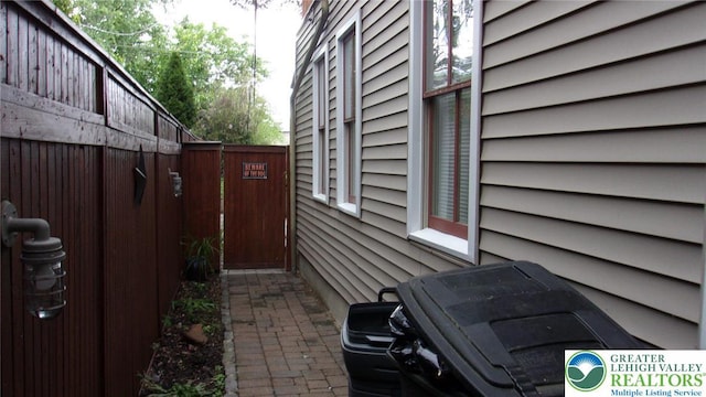 139 N 11th St, Allentown City, PA 18102 - view of patio / terrace featuring a gate
