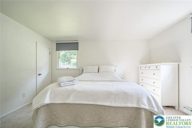 2922 Dogwood Dr, Coopersburg Boro, PA 18036 - bedroom with light carpet and baseboards