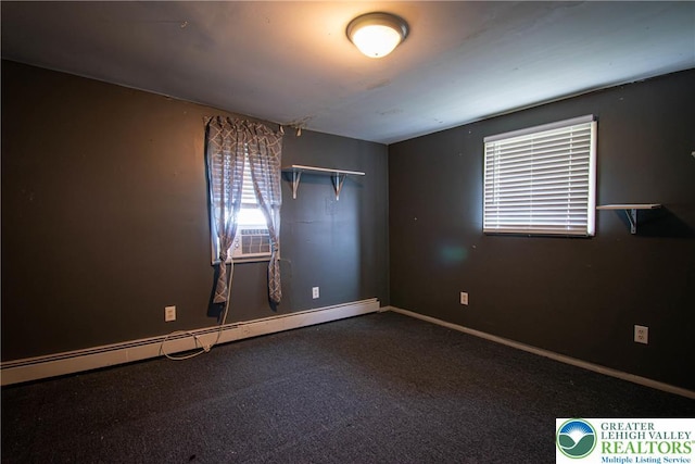1208 E Susquehanna St, Salisbury Twp, PA 18103 - unfurnished room with baseboard heating and cooling unit