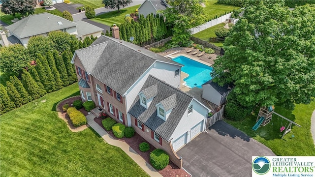3780 Barlow Pl, Bethlehem Twp, PA 18020 - bird's eye view of a pool area