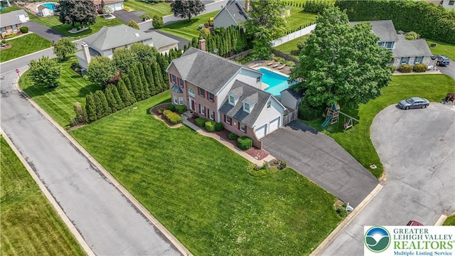 3780 Barlow Pl, Bethlehem Twp, PA 18020 - aerial view of a pool