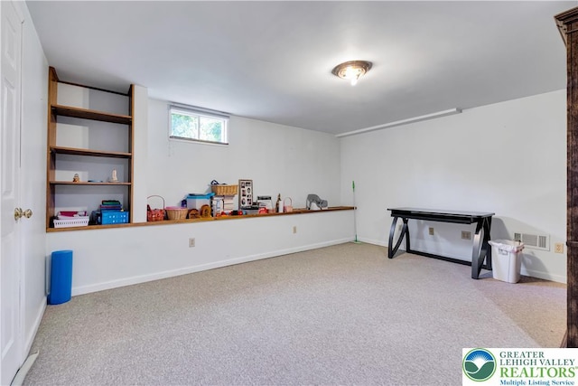 3780 Barlow Pl, Bethlehem Twp, PA 18020 - basement featuring carpet flooring and baseboards