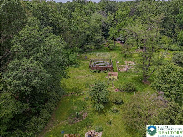 636 School Rd, Plainfield Twp, PA 18064 - bird's eye view of a forest