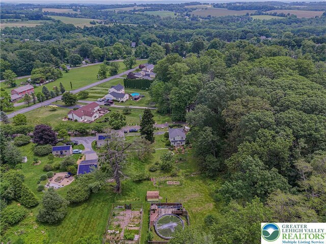 636 School Rd, Plainfield Twp, PA 18064 - bird's eye view of a forest