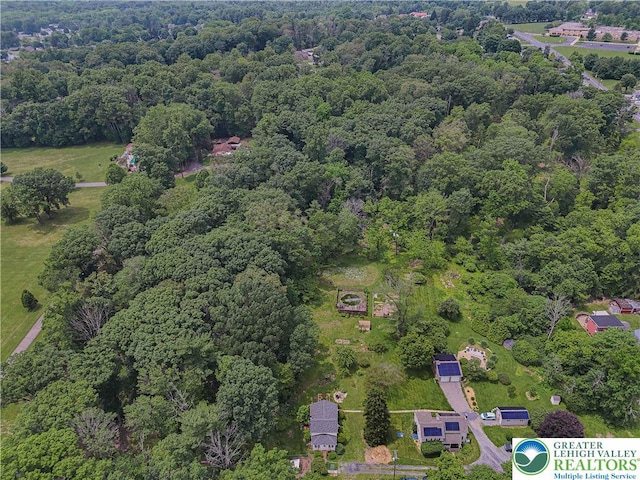 636 School Rd, Plainfield Twp, PA 18064 - drone / aerial view of a heavily wooded area