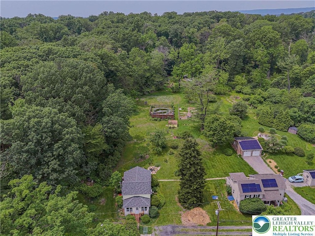 636 School Rd, Plainfield Twp, PA 18064 - aerial view of a heavily wooded area