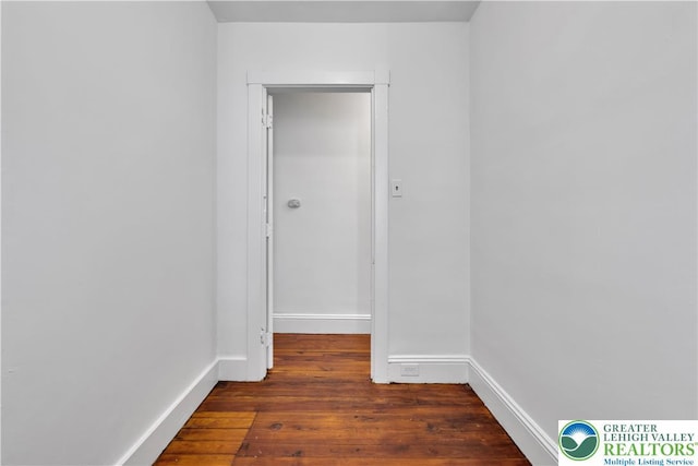 834 Bushkill St, Easton, PA 18042 - unfurnished room with wood finished floors and baseboards
