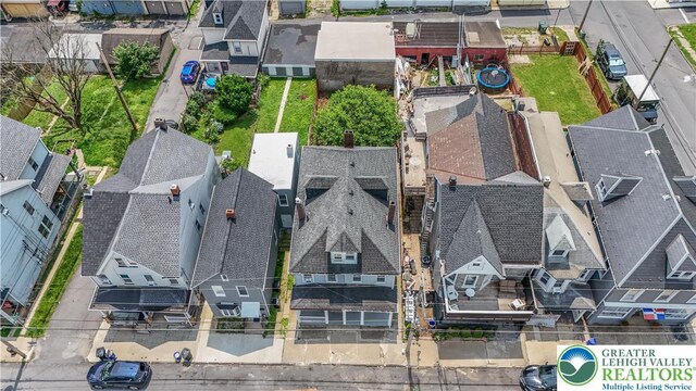 834 Bushkill St, Easton, PA 18042 - aerial perspective of suburban area