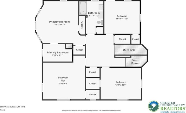 200 W Pierce St, Easton, PA 18042 - view of floor plan / room layout