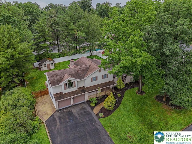 1450 Coventry Rd, South Whitehall Twp, PA 18104 - view from above of property