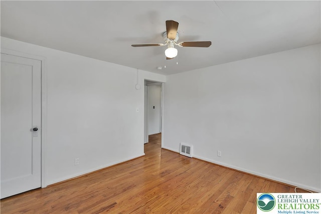 1509 Liberator Ave, Allentown City, PA 18103 - unfurnished room featuring wood finished floors and a ceiling fan