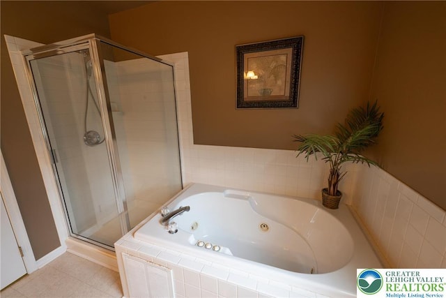 5900 Wayside Dr, Lower Macungie Twp, PA 18062 - bathroom with a stall shower and a whirlpool tub