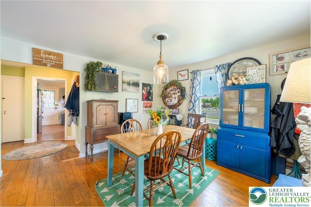 103 A St, Wind Gap Boro, PA 18091 - dining space featuring hardwood / wood-style flooring