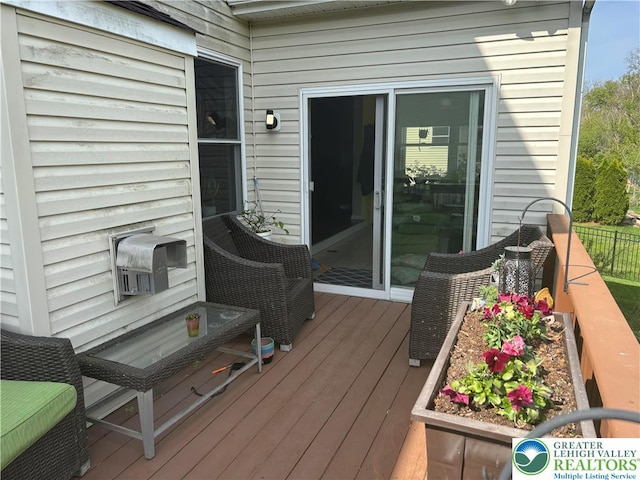 21 Millbrook Ct, Palmer Twp, PA 18045 - wooden terrace featuring grilling area