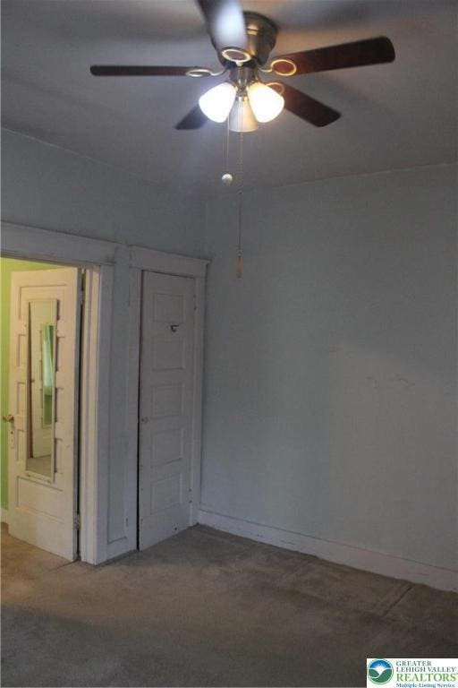 303 Berks, Palmer Twp, PA 18045 - empty room featuring ceiling fan and carpet
