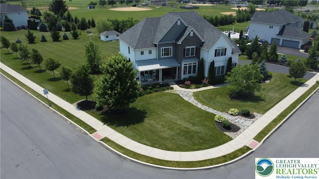 4323 Saratoga Dr, Lower Nazareth Twp, PA 18020 - aerial view of property and surrounding area