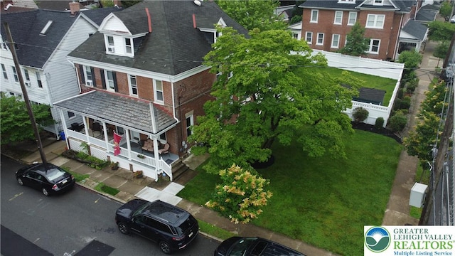 407 W Burke St, Easton, PA 18042 - aerial view of residential area