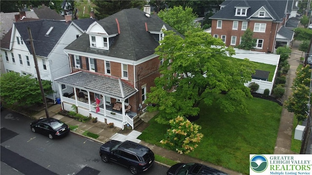 407 W Burke St, Easton, PA 18042 - view from above of property