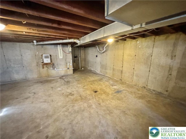 909 Genesee St, Allentown City, PA 18103 - unfinished below grade area featuring heating unit