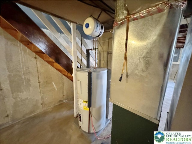 909 Genesee St, Allentown City, PA 18103 - utility room with water heater