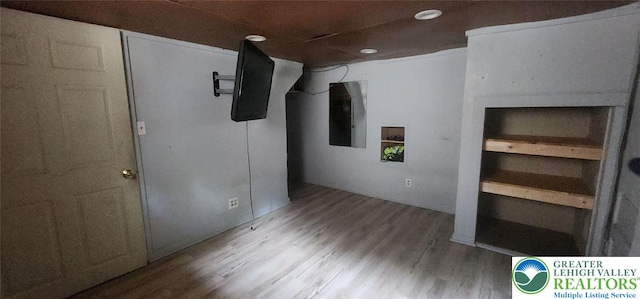 2463 Hillside Ave, Wilson Boro, PA 18042 - unfurnished bedroom with wood finished floors and recessed lighting