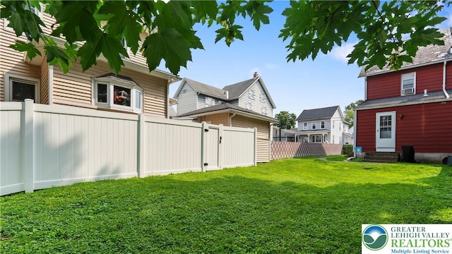 107 B St, Pen Argyl Boro, PA 18072 - view of yard with entry steps and a residential view