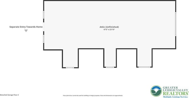 807 Bangor Rd, Plainfield Twp, PA 18064 - view of room layout