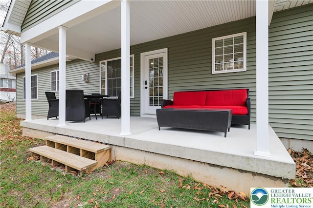 119 Tenicum Trl, Coolbaugh Twp, PA 18347 - view of patio / terrace with outdoor lounge area