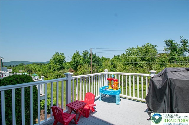 5959 Valley Forge Rd, Upper Saucon Twp, PA 18036 - wooden terrace featuring grilling area