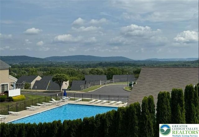 5959 Valley Forge Rd, Upper Saucon Twp, PA 18036 - community pool featuring a mountain view
