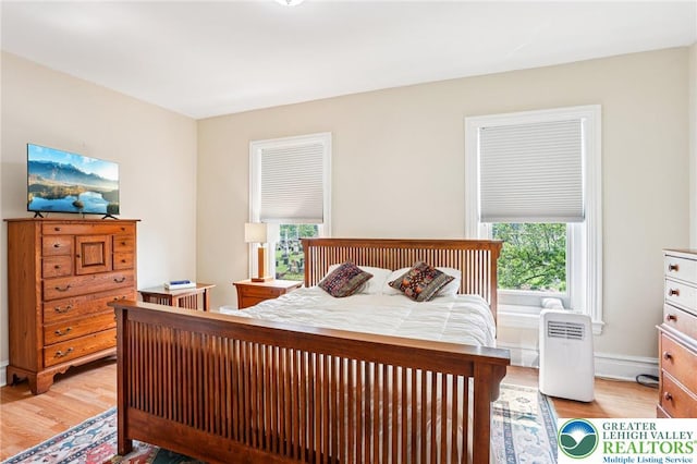 337 N 10th St, Allentown City, PA 18102 - bedroom with light wood-style floors and multiple windows