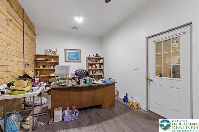 3670 N Dogwood Rd, Lehigh Twp, PA 18038 - office with dark wood-style flooring