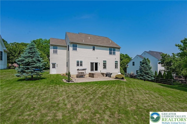 3213 Overlook Dr, Lower Macungie Twp, PA 18049 - back of property with a patio