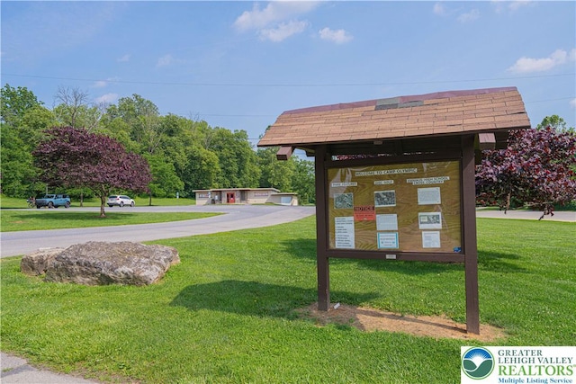 3213 Overlook Dr, Lower Macungie Twp, PA 18049 - exterior space with a lawn