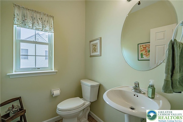 3213 Overlook Dr, Lower Macungie Twp, PA 18049 - half bath with a sink and baseboards