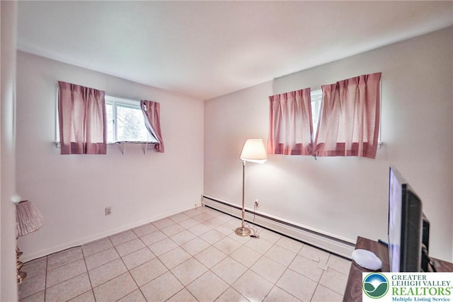 60 Maple Dr, Lower Towamensing Tp, PA 18071 - empty room with a baseboard heating unit