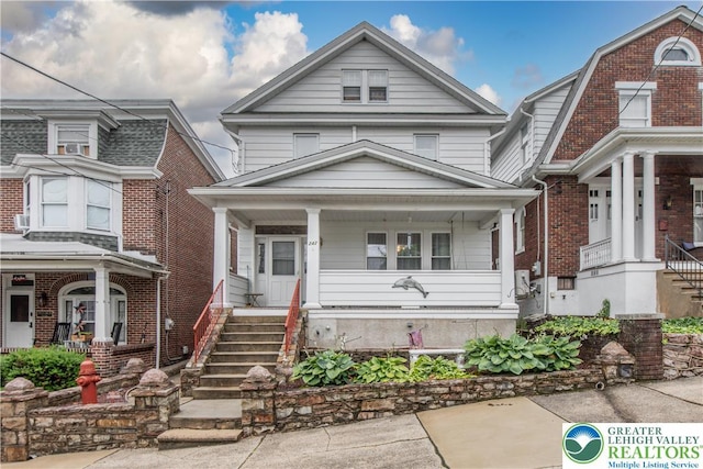 242 N Lehigh St, Tamaqua Boro, PA 18252 - view of front of home with covered porch