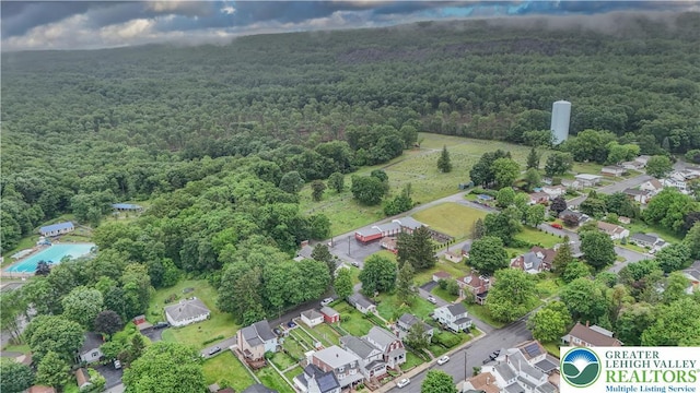 242 N Lehigh St, Tamaqua Boro, PA 18252 - aerial perspective of suburban area featuring a forest
