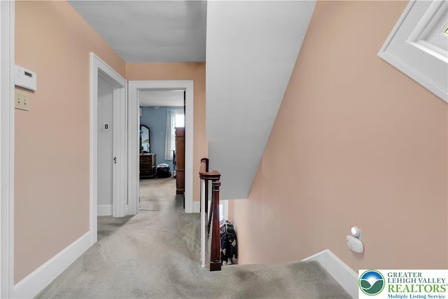242 N Lehigh St, Tamaqua Boro, PA 18252 - corridor featuring an upstairs landing and carpet flooring
