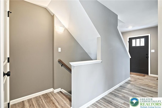 3220 Eisenhower Dr, Allen Twp, PA 18067 - entryway featuring wood finished floors and baseboards