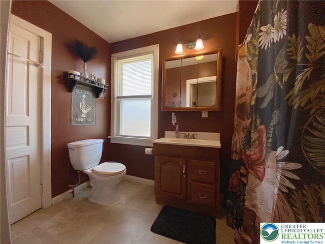 1139 Jackson St, Easton, PA 18042 - bathroom with vanity and a shower with curtain
