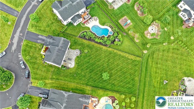 3526 Clarinbridge Way, Upper Saucon Twp, PA 18034 - bird's eye view of a pool area