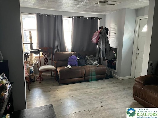 103 N Oak St, Easton, PA 18042 - living area with wood finished floors