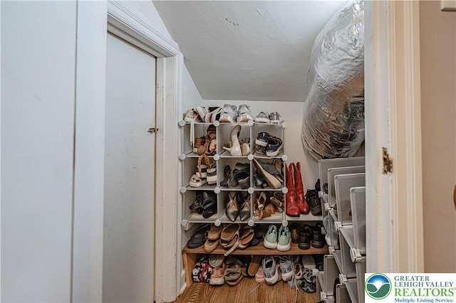 326 N Main St, Allentown City, PA 18104 - spacious closet with wood finished floors