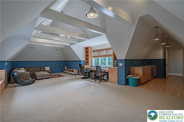 3054 Jordan Rd, North Whitehall Twp, PA 18069 - office space featuring a sink and light carpet