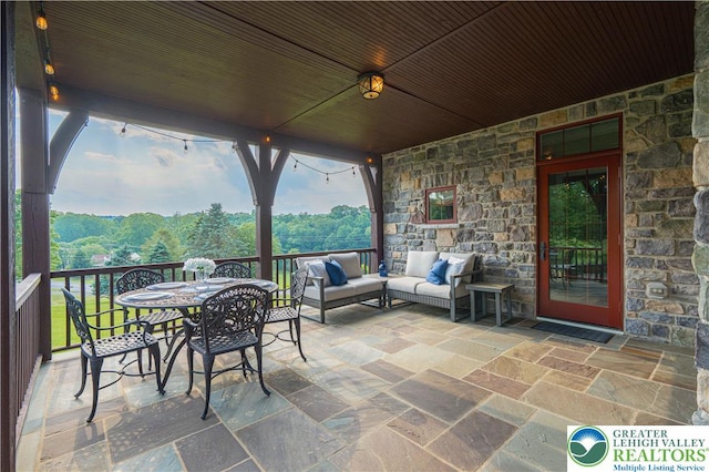 3054 Jordan Rd, North Whitehall Twp, PA 18069 - view of patio featuring outdoor lounge area