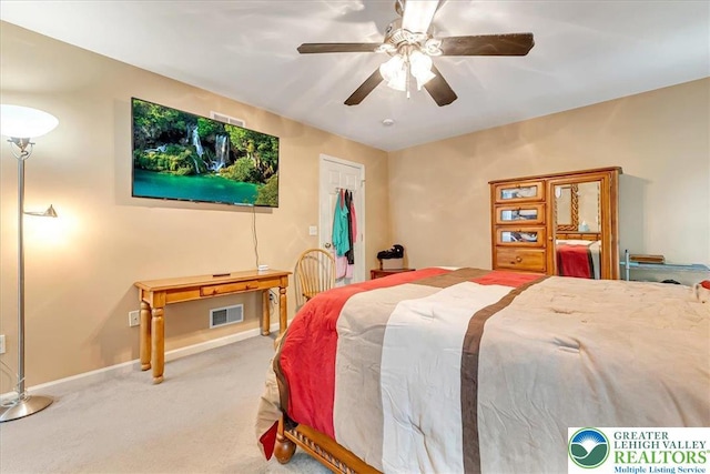 617 Lehigh Gap St, Walnutport Boro, PA 18088 - bedroom featuring carpet floors and ceiling fan