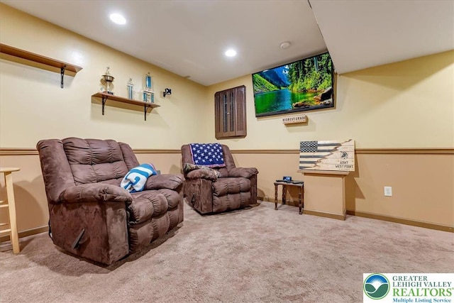 617 Lehigh Gap St, Walnutport Boro, PA 18088 - cinema featuring carpet floors and recessed lighting