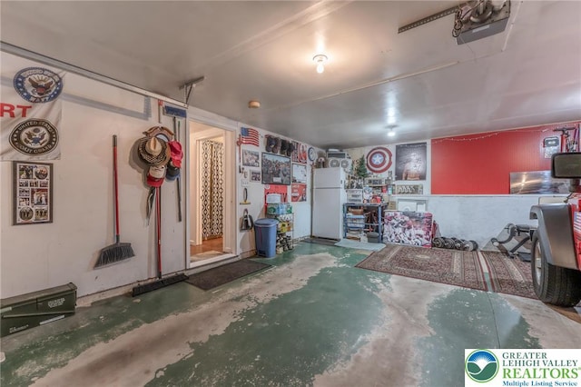 3195 Audubon St, Palmer Twp, PA 18045 - garage with freestanding refrigerator