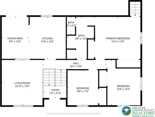 3195 Audubon St, Palmer Twp, PA 18045 - view of property floor plan